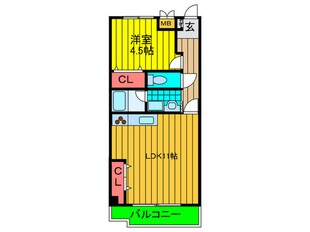 花づつみ守口の物件間取画像